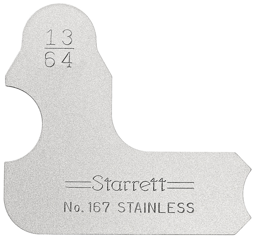 Picture of Starrett 167-13/64 Radius Gage, 13/64"