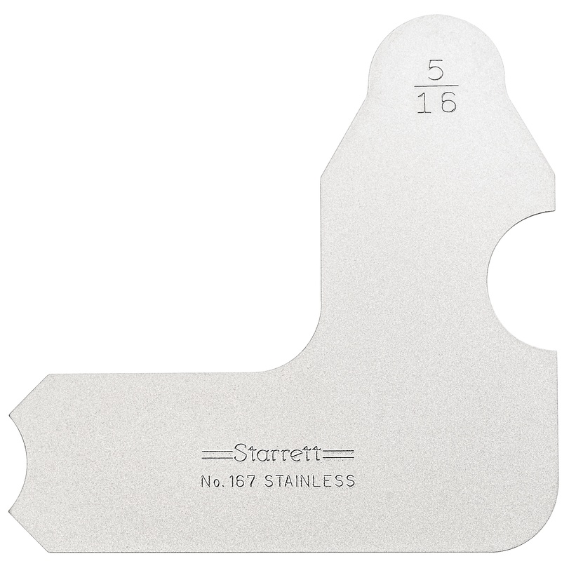 Picture of Starrett 167-5/16 Radius Gage, 5/16"