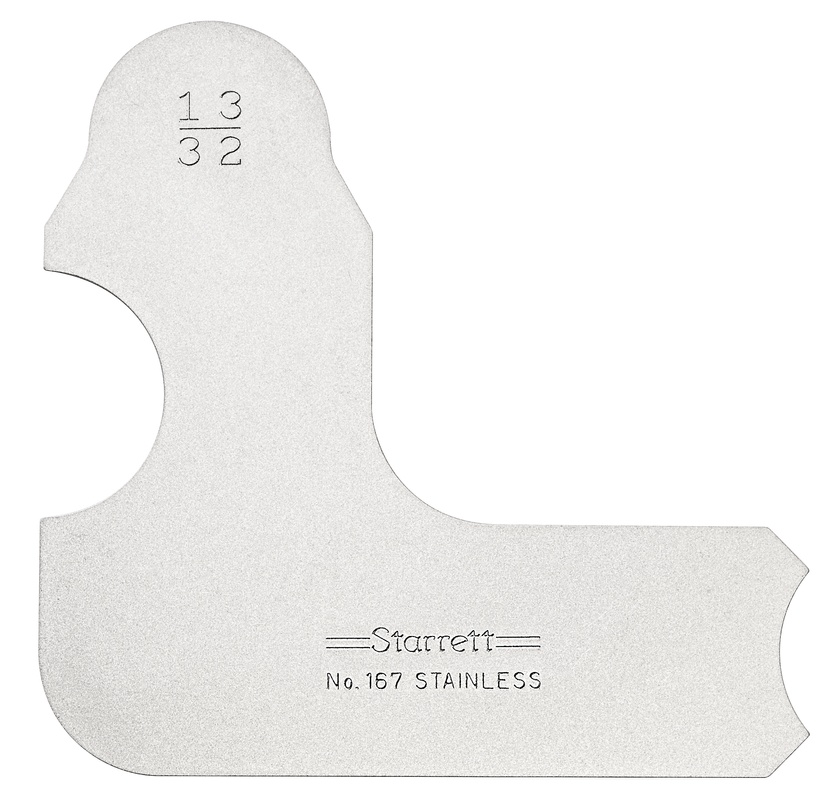 Picture of Starrett 167-13/32 Radius Gage, 13/32"