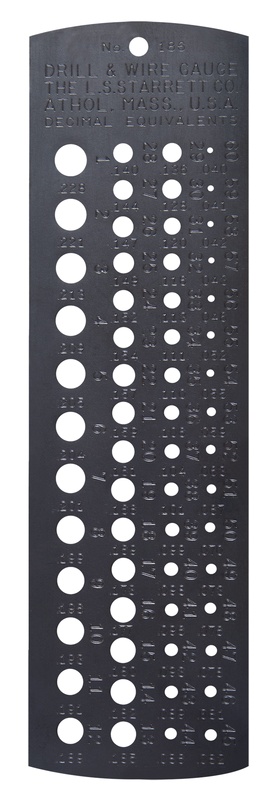Picture of Starrett 186 Drill & Steel Wire Gage, 1-60