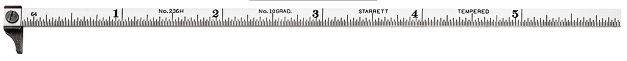Picture of Starrett 236HC Hook Rule, 6"