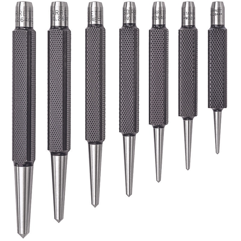 Picture of Starrett S264Wb Center Punch, Set Of 7 (A,B,C,D,E,F,G)