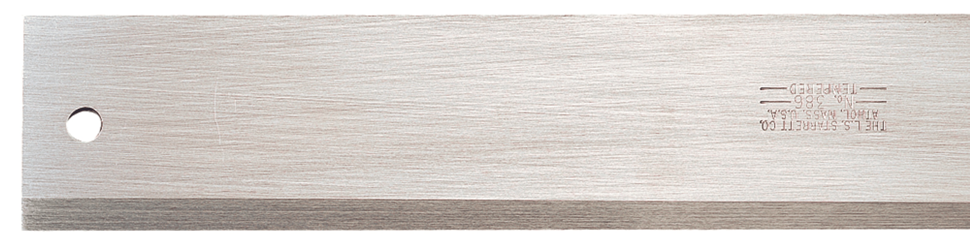 Picture of Starrett 386-12 Straight Edge, 12", Beveled One Edge