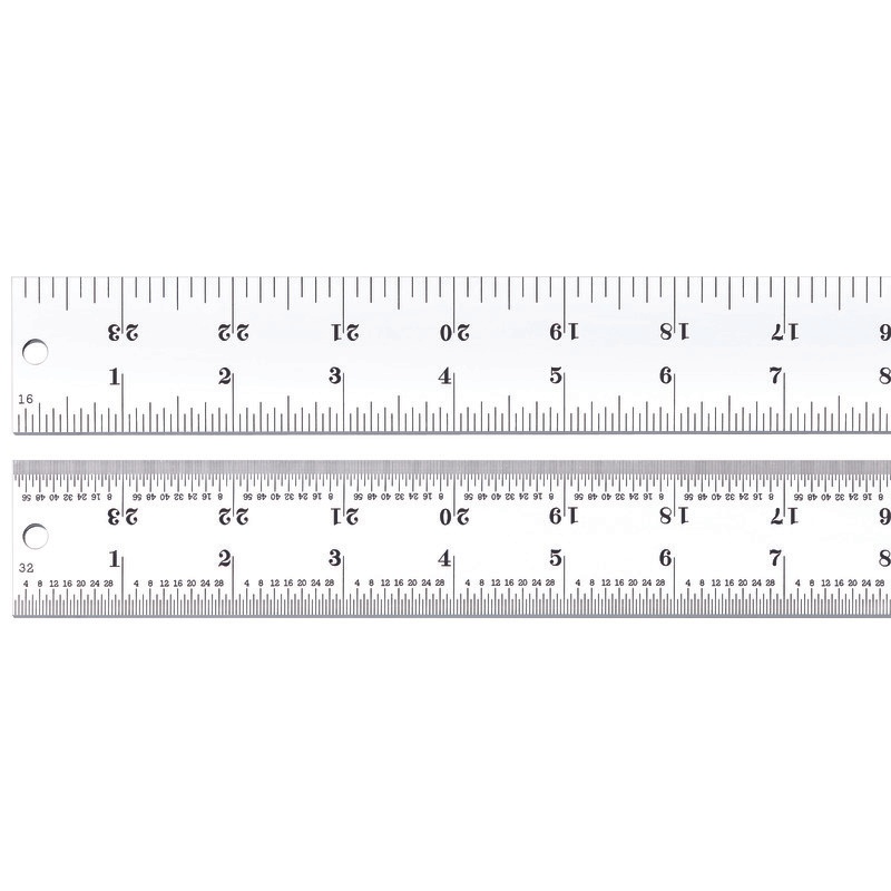 Picture of Starrett C404R-24 Rule, 24", 4R Grad, Heavy Spring Tempered