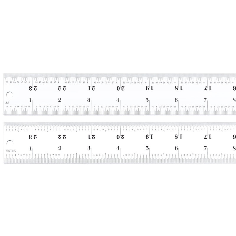 Picture of Starrett C416R-24 Rule, 24", 16R Grad, Heavy Spring Tempered