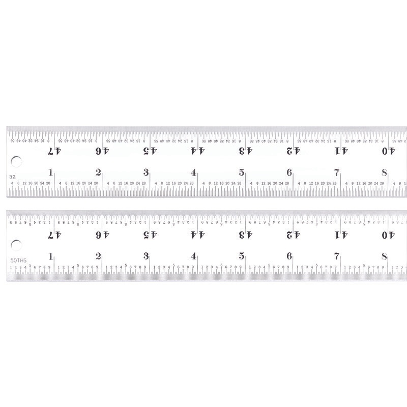 Picture of Starrett C416R-48 Rule, 48", 16R Grad, Heavy Spring Tempered
