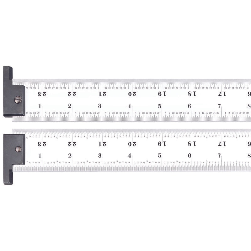 Picture of Starrett CH416R-24 Hook Rule, 24", 16R Grad, Heavy Spring Tempered