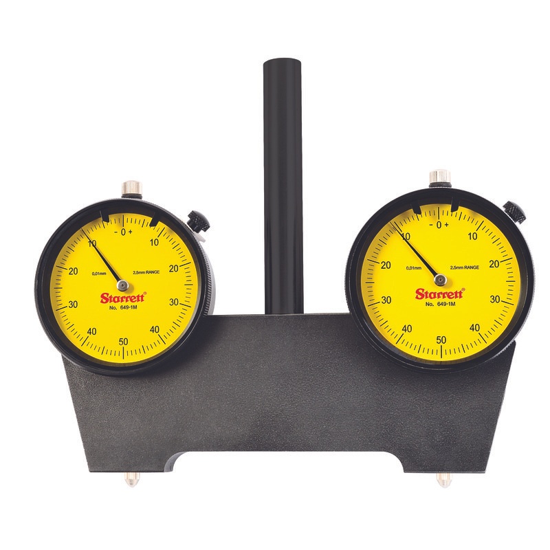 Picture of Starrett 649-1M Spindle Square, 2.5mm Range, 0.01mm Grad