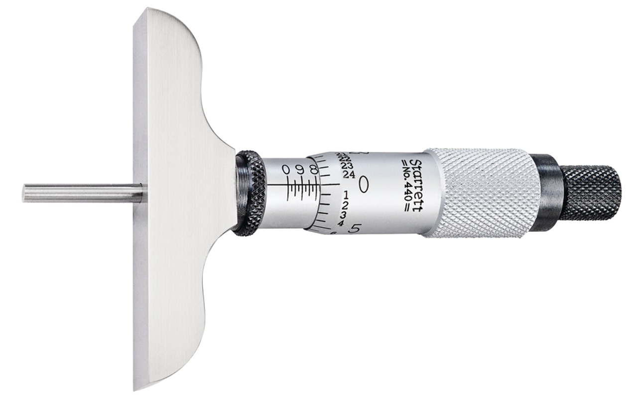 Picture of Starrett 440L Depth Micrometer, Head Only (No Base) 049659521580