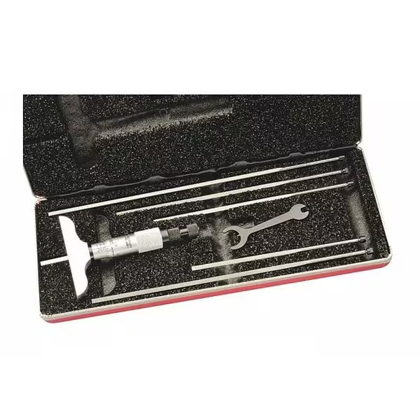 Picture of Starrett 449Az-6R Micrometer Depth Gage, 0-6", 2-1/2" Base 049659523201