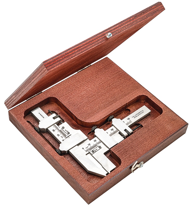 Picture of Starrett 456MBZ Caliper In Case 2 1/2-25mm Module In Case.