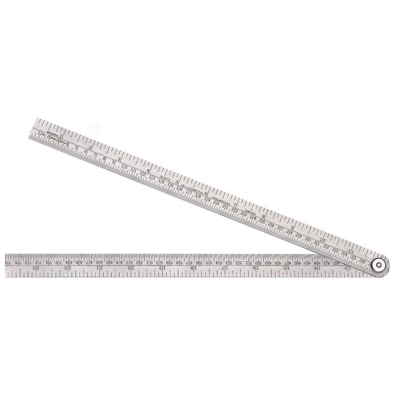 Picture of Starrett 471 CIRCUMFERENCE FOLDING Rule, 24"