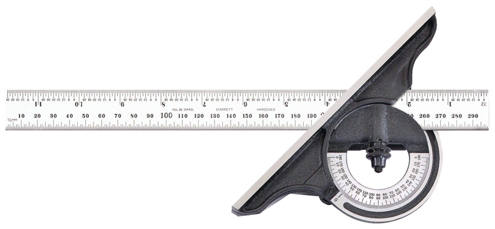 Picture of Starrett 491Me-300 Bevel Protractor, 300mm, M/E, Reversible