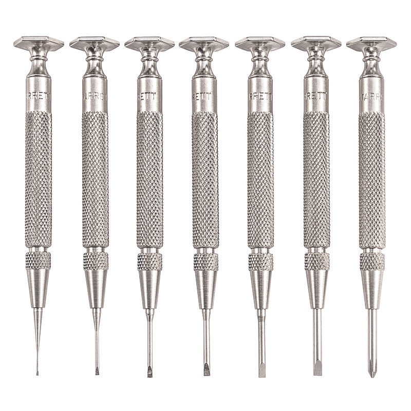 Picture of Starrett S555Z-7 Jewellers' Screw Drivers, Set Of 7