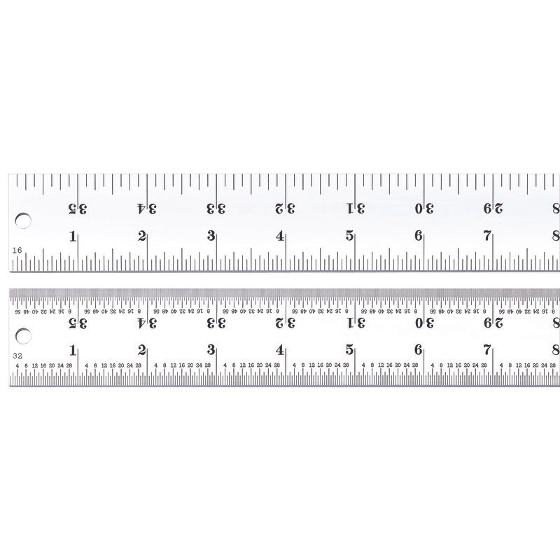 Picture of Starrett C604R-36 Steel Rule, Spring-Tempered, 36", 4R Grads