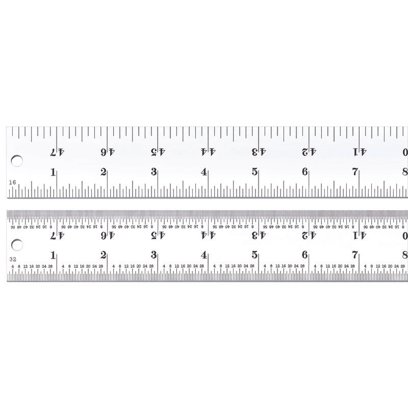 Picture of Starrett C604R-48 Steel Rule, Spring-Tempered, 48", 4R Grads