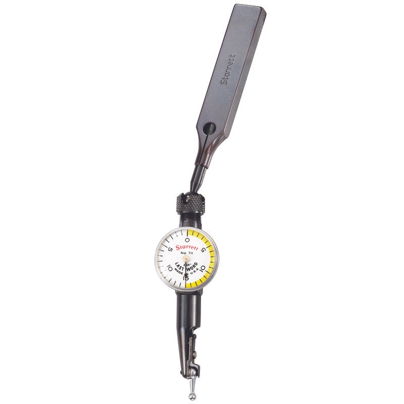 Picture of Starrett 711Gpsz Last Word Dial Test Indicator, .030" Range, 0-15-0 Dial Face, .001" Graduations