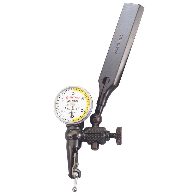 Picture of Starrett 711Hsaz Last Word Dial Test Indicator, .030" Range, 0-15-0 Dial Face, .0005" Graduations