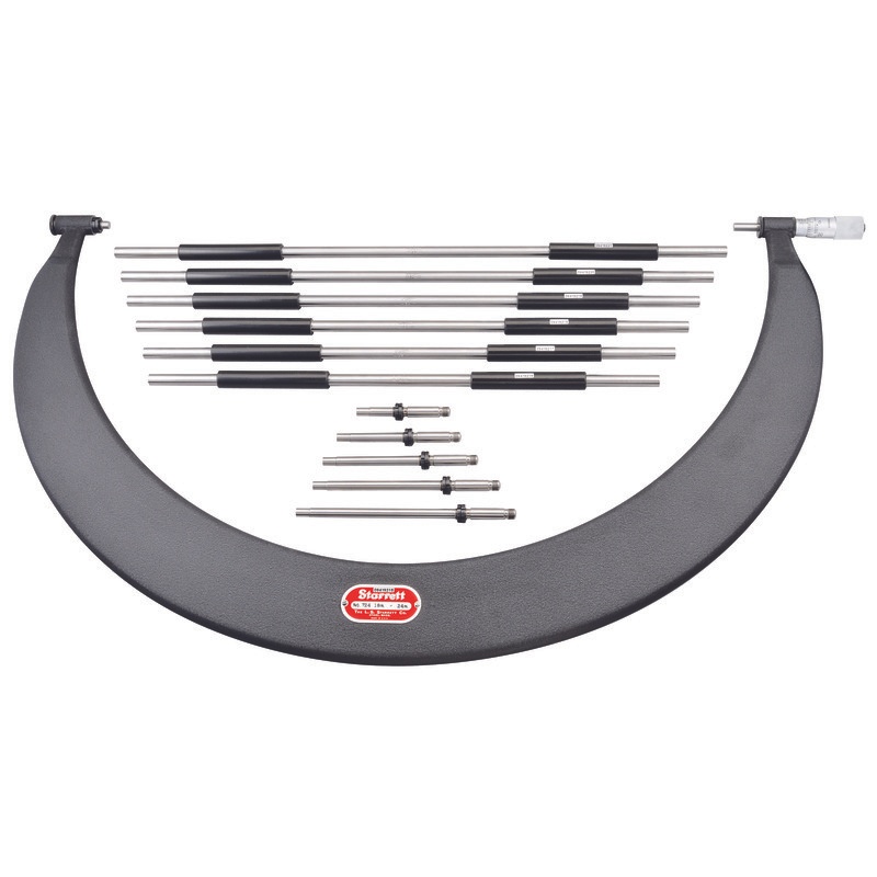 Picture of Starrett 724Lz-24 Tubular Bow Type Micrometer, 18-24"