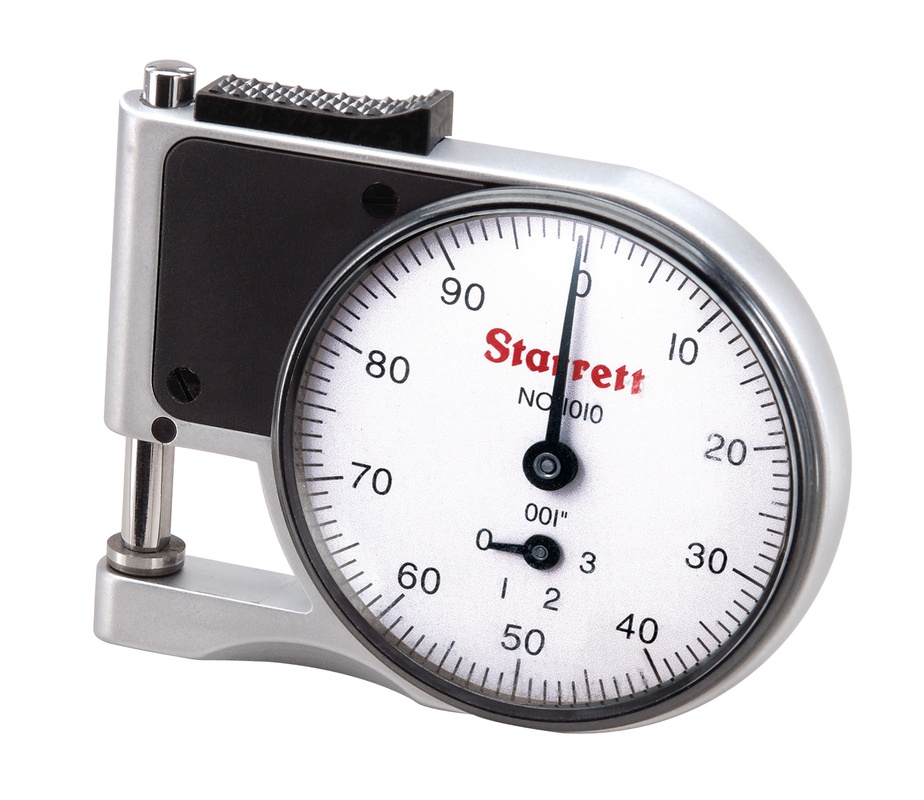 Picture of Starrett 1010Z Pocket Gage Dial Indicator, 0-.375", .001", 0-100, 1/2"