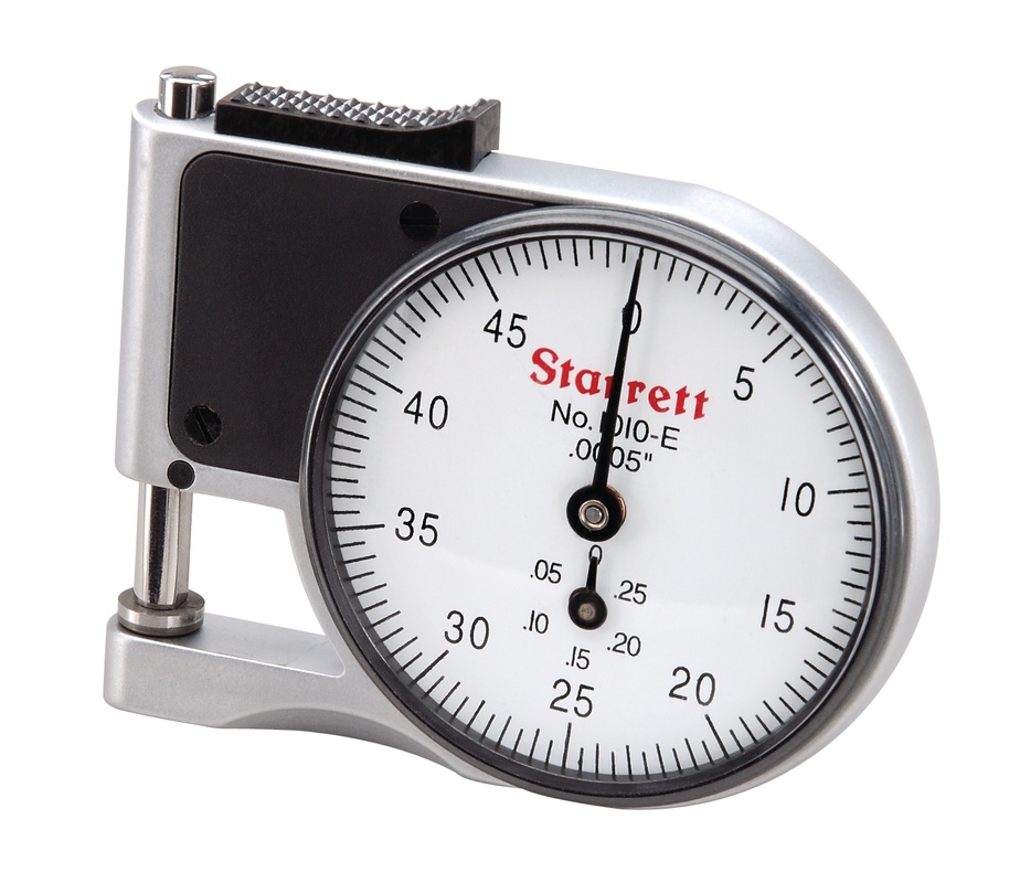 Picture of Starrett 1010Ez Pocket Gage Dial Indicator, 0-.375", .0005", 0-50-0, 1/2"