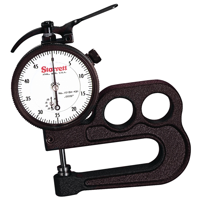 Picture of Starrett 1015A Dial Thickness Gage, 0-1/2"