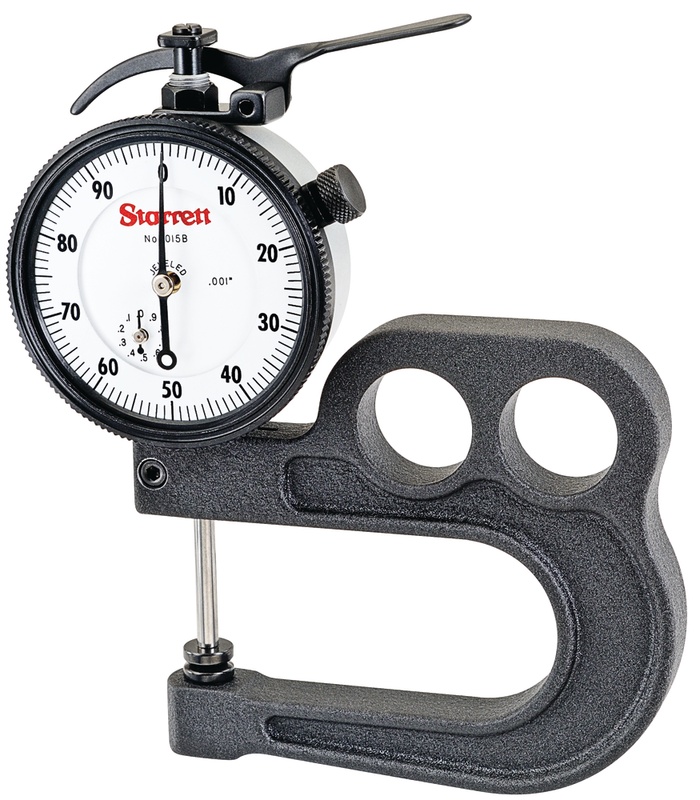Picture of Starrett 1015B Dial Thickness Gage, 0-1"