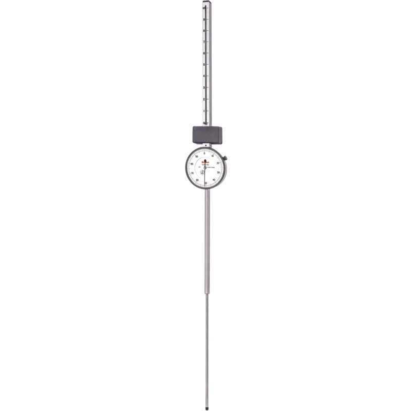 Picture of Starrett 656-10041J Dial Indicator, 0-10.000" Range, 0-100, .001" Grads, 0.100" Range Per Rev, .375" Stem Diameter