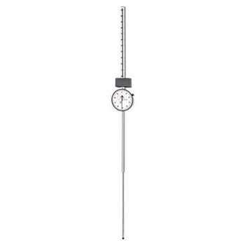 Picture of Starrett 656-11041J Dial Indicator, 0-11.000" Range, 0-100, .001" Grads, 0.100" Range Per Rev, .375" Stem Diameter