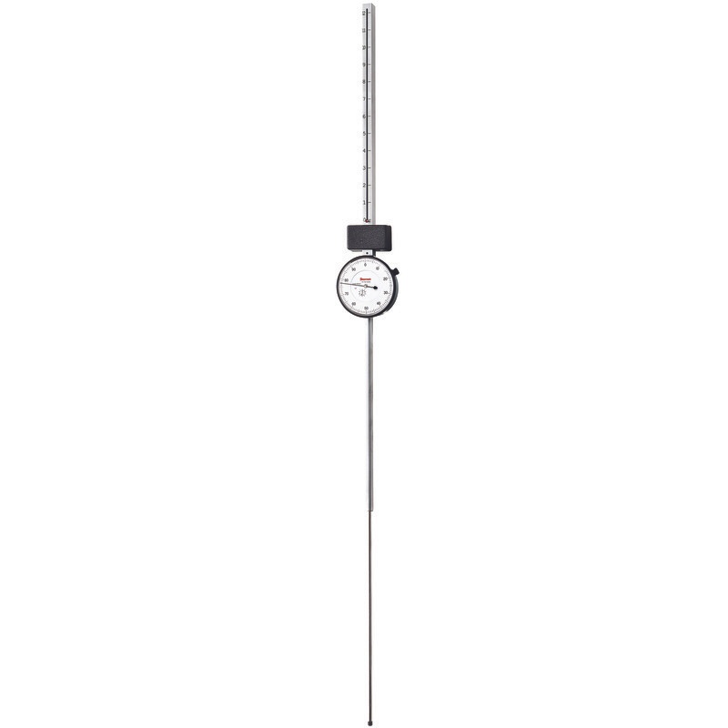 Picture of Starrett 656-12041J Dial Indicator, 0-12.000" Range, 0-100, .001" Grads, 0.100" Range Per Rev, .375" Stem Diameter