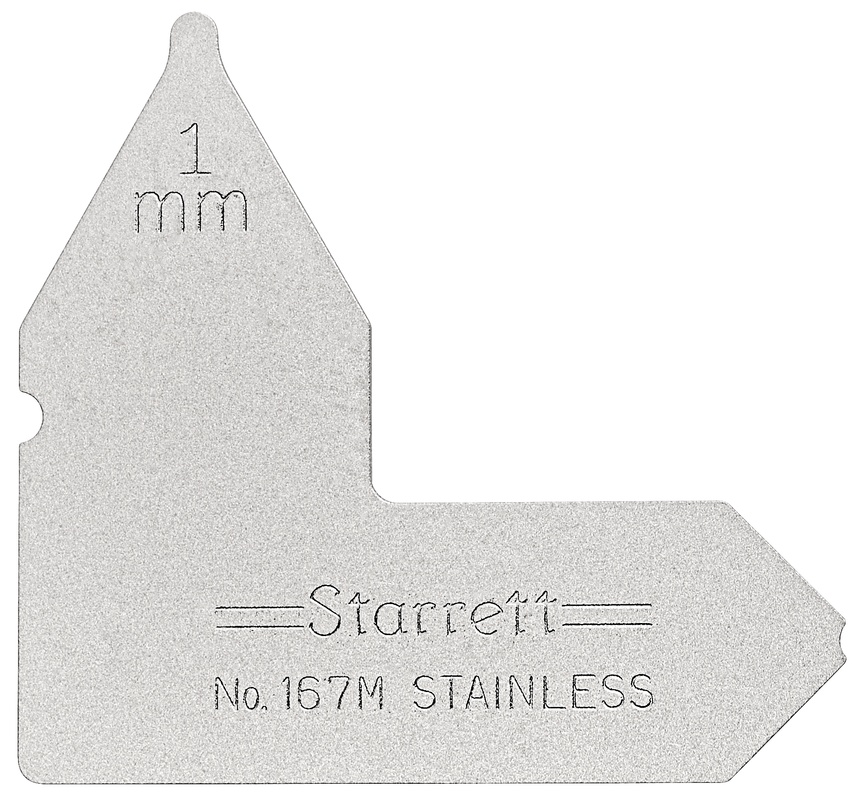 Picture of Starrett 167M-1 Radius Gage, 1mm