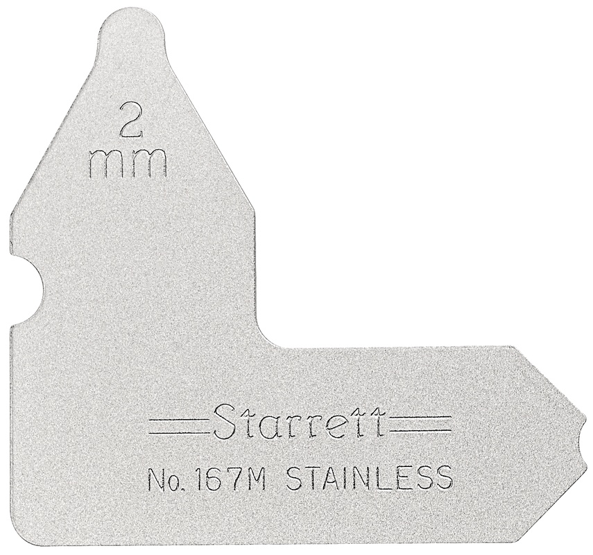Picture of Starrett 167M-2 Radius Gage, 2mm
