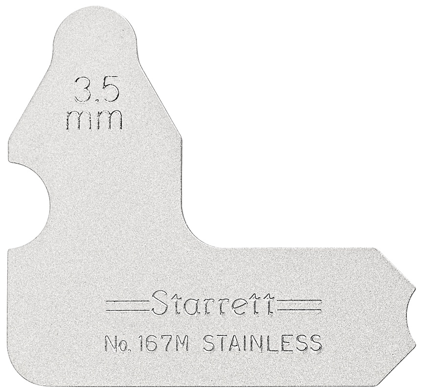 Picture of Starrett 167M-3 Radius Gage, 3mm