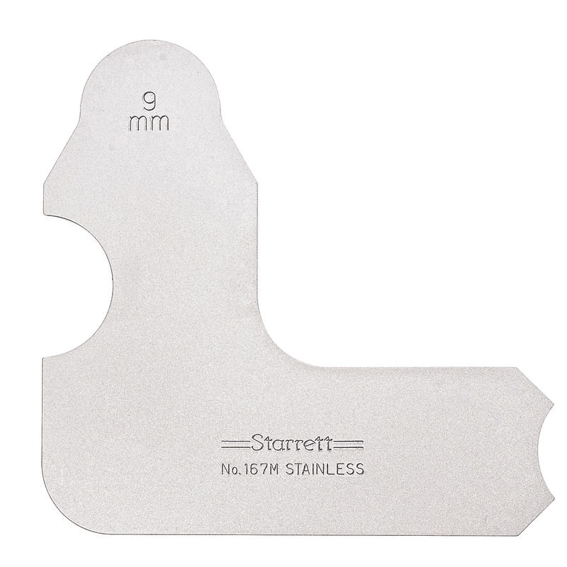 Picture of Starrett 167M-9 Radius Gage, 9mm
