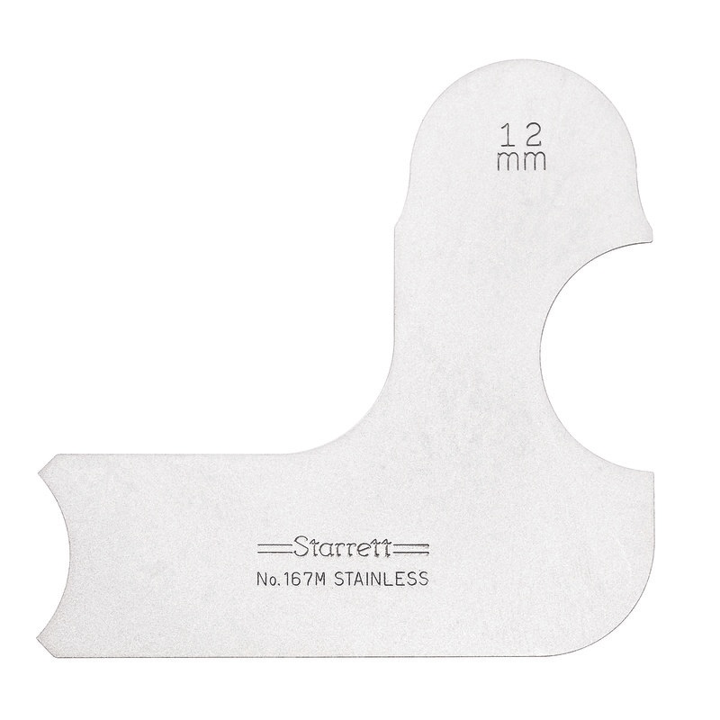 Picture of Starrett 167M-12 Radius Gage, 12mm