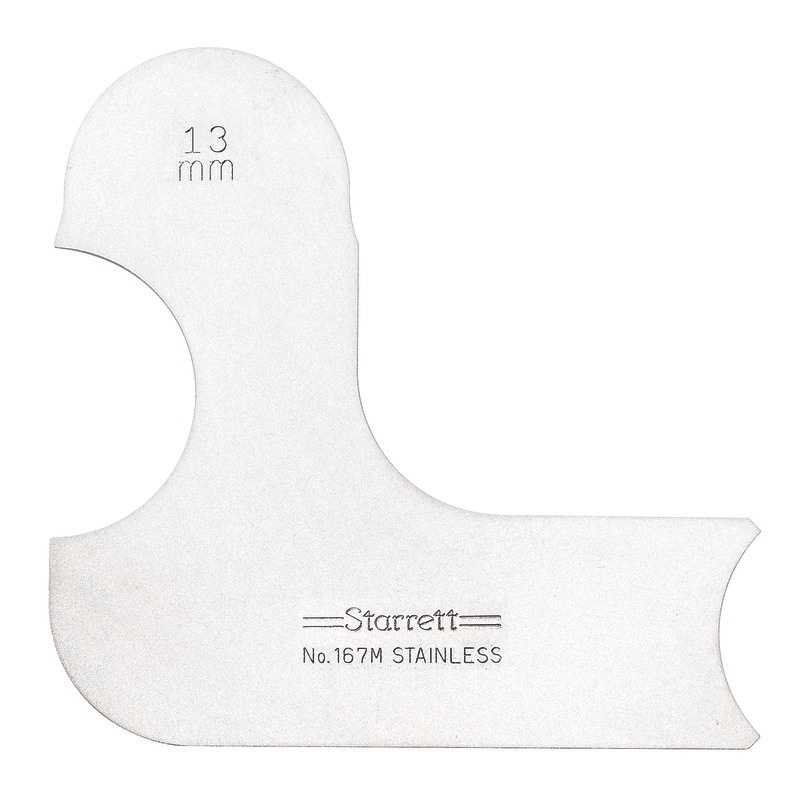 Picture of Starrett 167M-13 Radius Gage, 13mm