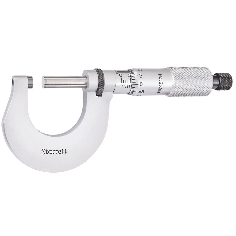 Picture of Starrett V230Mxrl Micrometer, Outside 0-25mm
