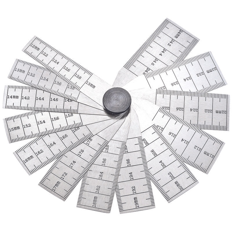 Picture of Starrett 269Mb Taper Gage, 12-25mm Range, 13 Leaves