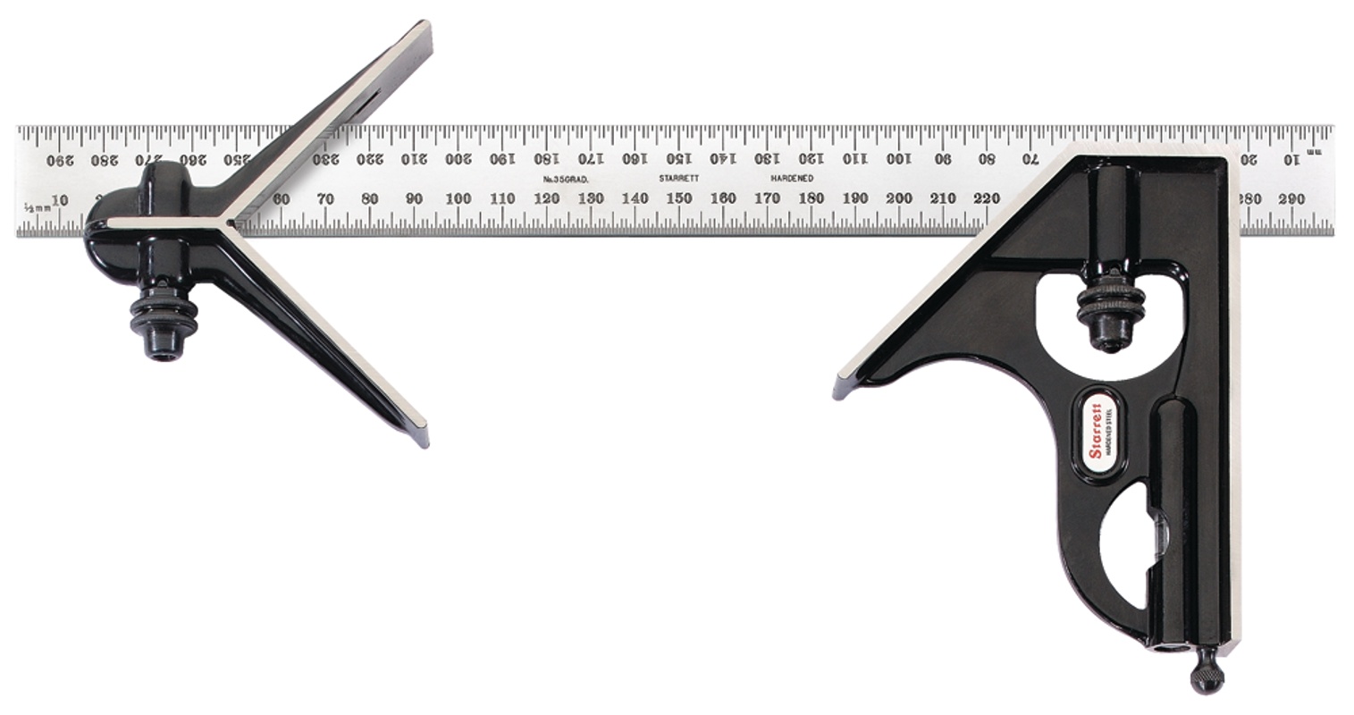 Picture of Starrett 33MHC-300 Combination Square, 300mm, #35 Grads