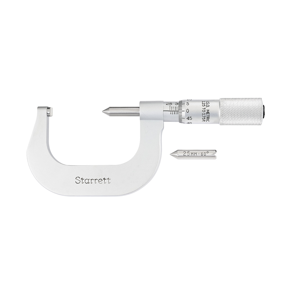 Picture of Starrett 585Mdp Screw Thread Micrometer, 25-50mm