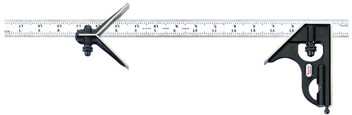 Picture of Starrett C33HC-18-16R Combination Square, 18", 16R Grads