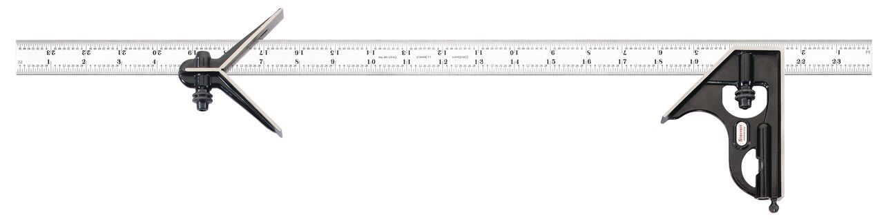 Picture of Starrett C33HC-24-4R Combination Square, 24", 4R Grads