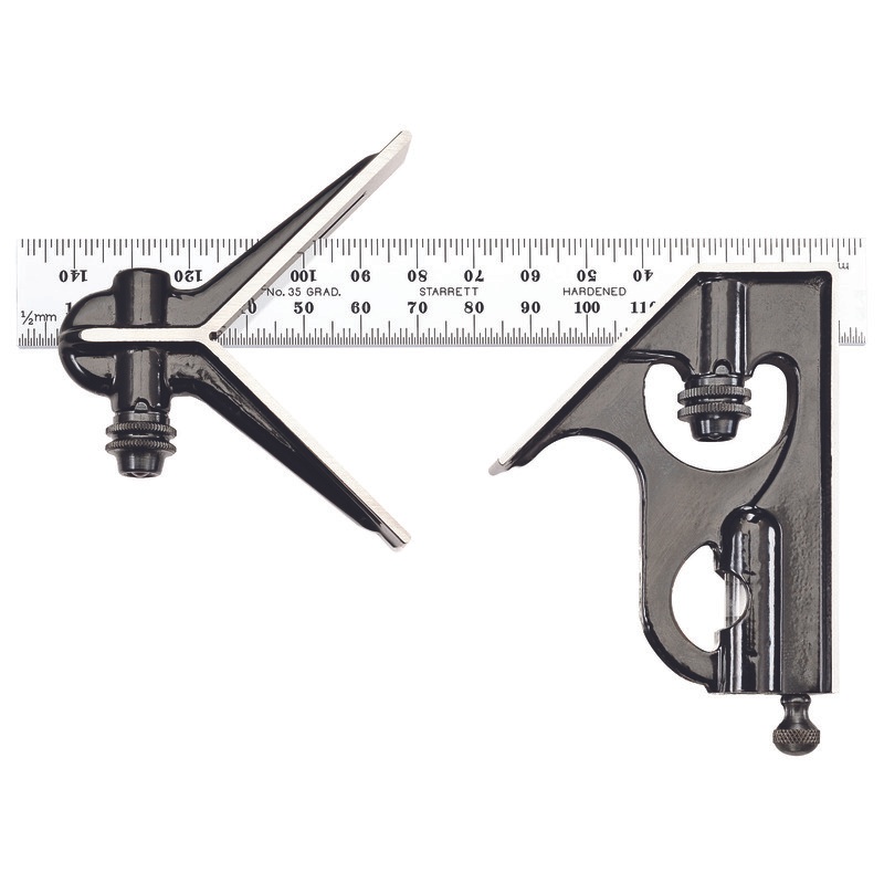 Picture of Starrett C33MHC-150 Combination Square, 150mm, #35 Grads