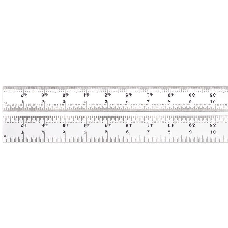 Picture of Starrett C607R-48 Steel Rule, Spring-Tempered, 48", 7R Grads