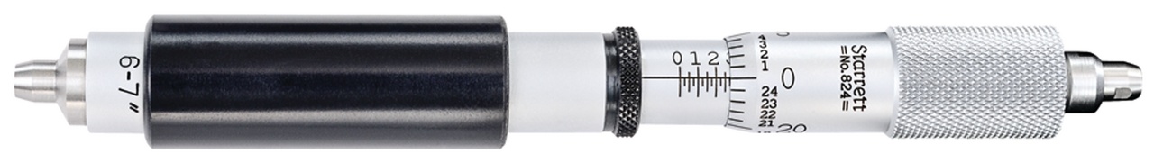 Picture of Starrett 824D Fixed Range Inside Micrometer, 6-7" Range, .001"