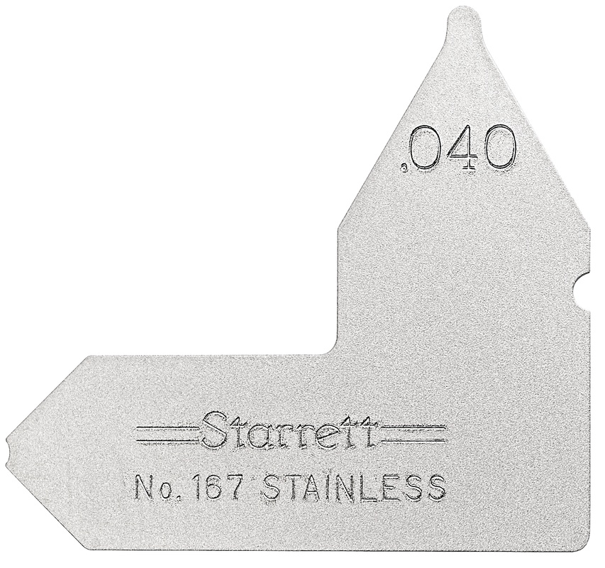 Picture of Starrett 167-040 Radius Gage, .040"