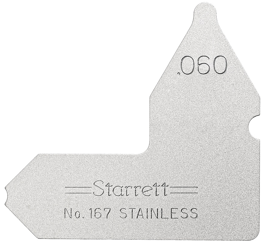 Picture of Starrett 167-060 Radius Gage, .060"
