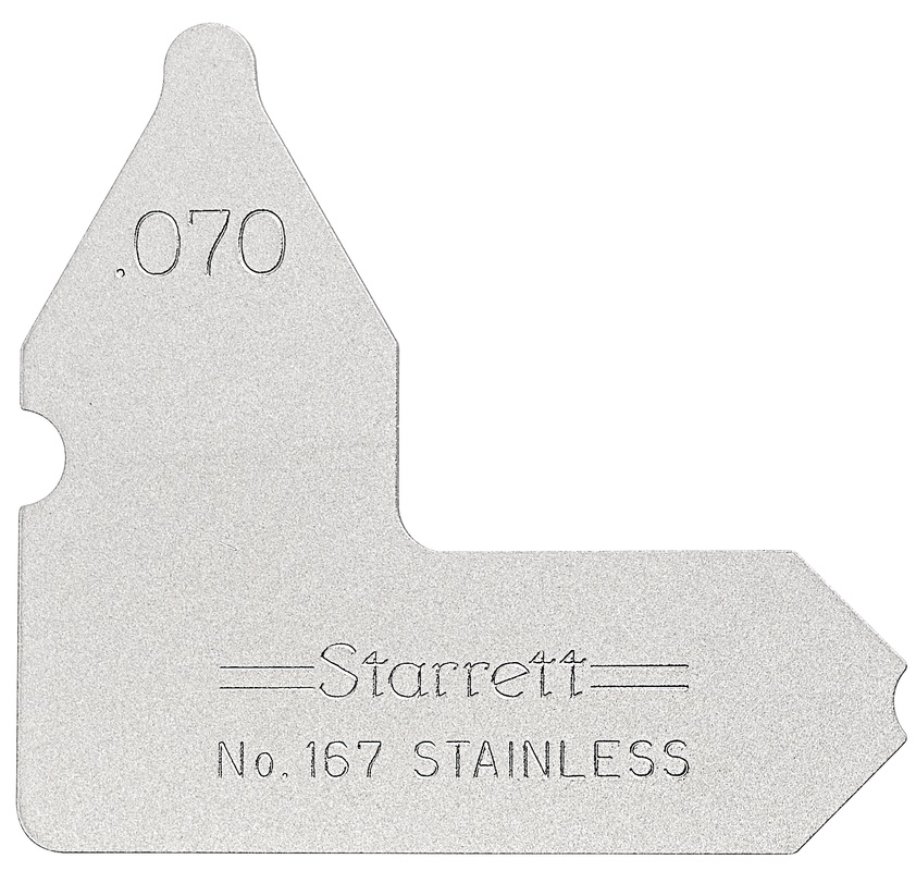 Picture of Starrett 167-070 Radius Gage, .070"
