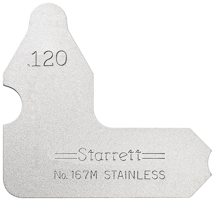 Picture of Starrett 167-120 Radius Gage, .120"