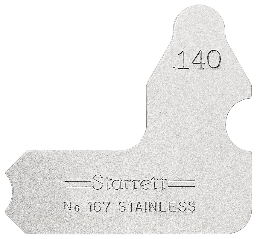 Picture of Starrett 167-140 Radius Gage, .140"